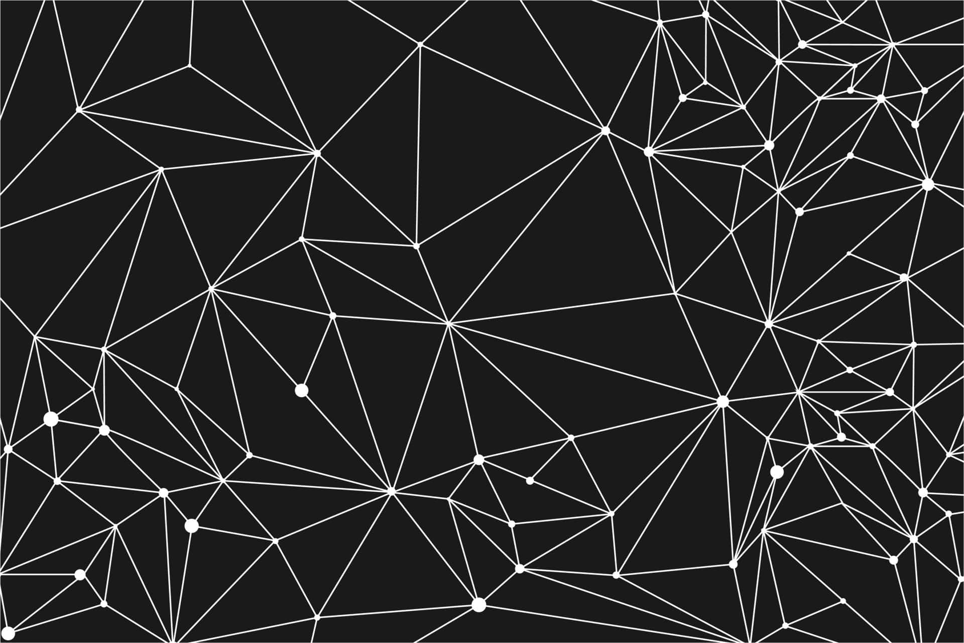 Fascinantesdiseños Geométricos En Blanco Y Negro Fondo de pantalla