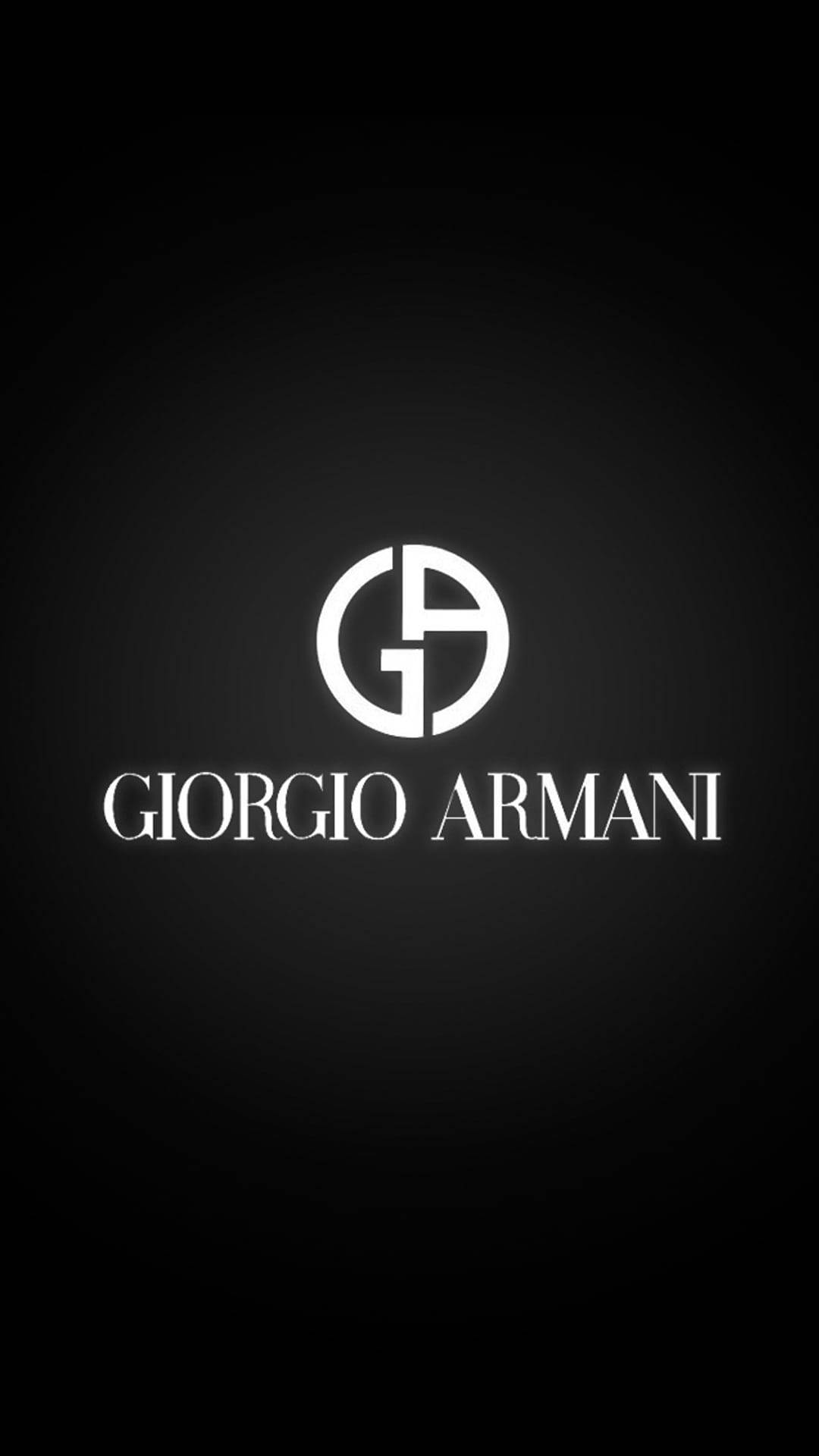 Sort og hvid Giorgio Armani striber Wallpaper