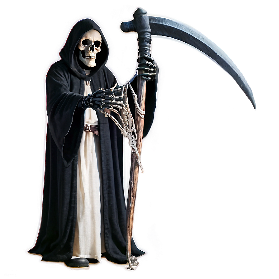 Black And White Grim Reaper Png Own PNG