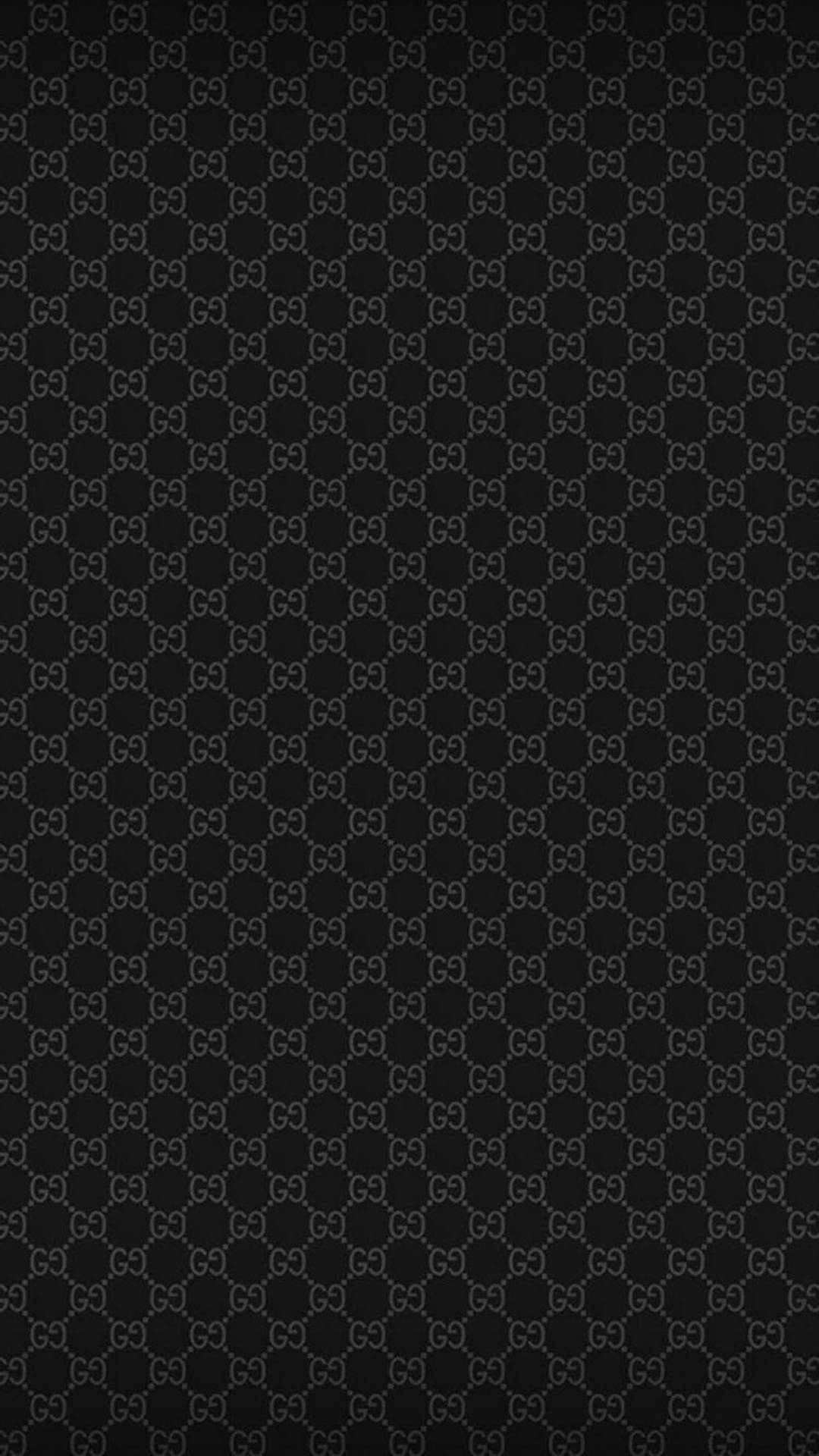 gucci logo wallpaper black