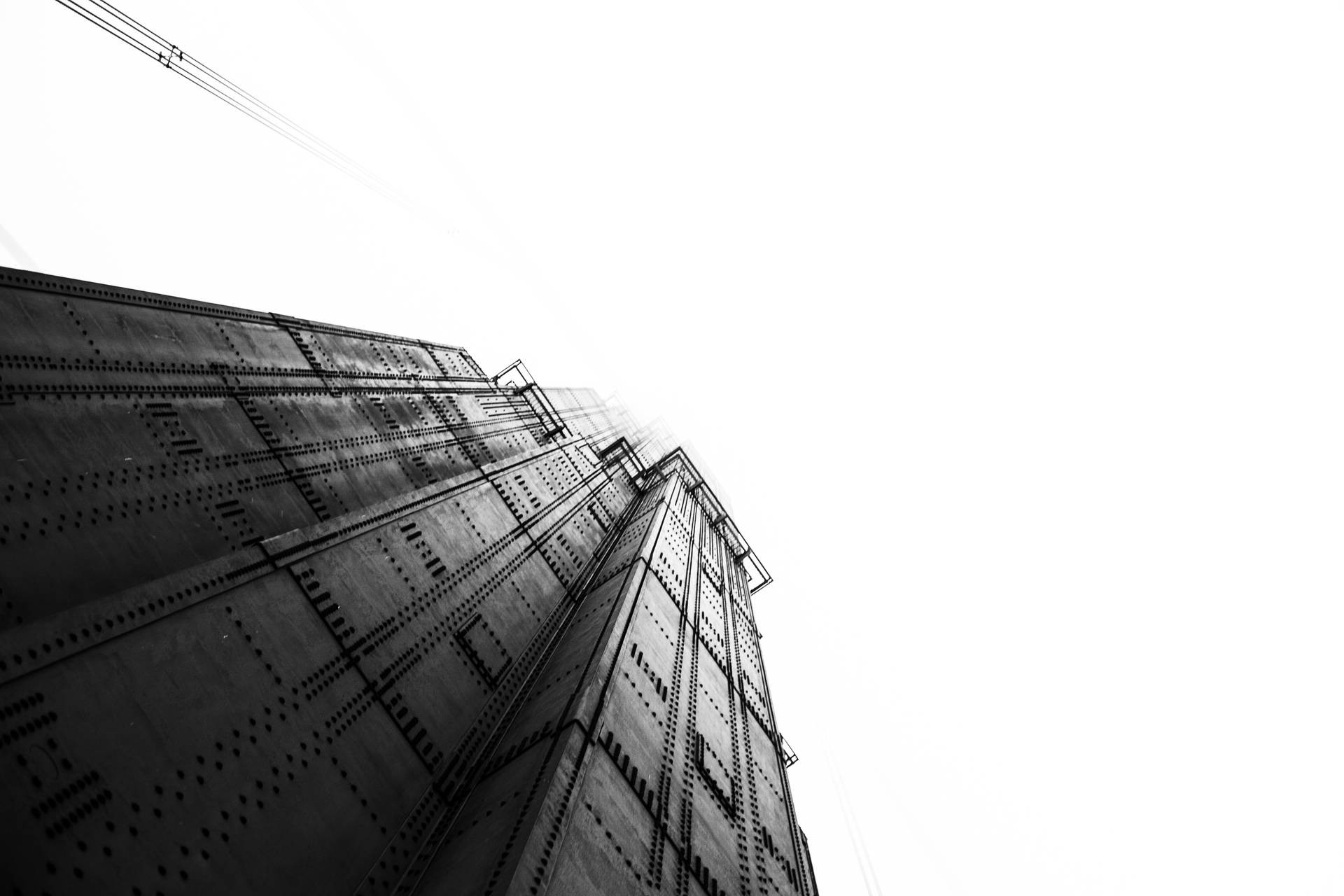 Schwarzweiß Hd Gebäude Wallpaper