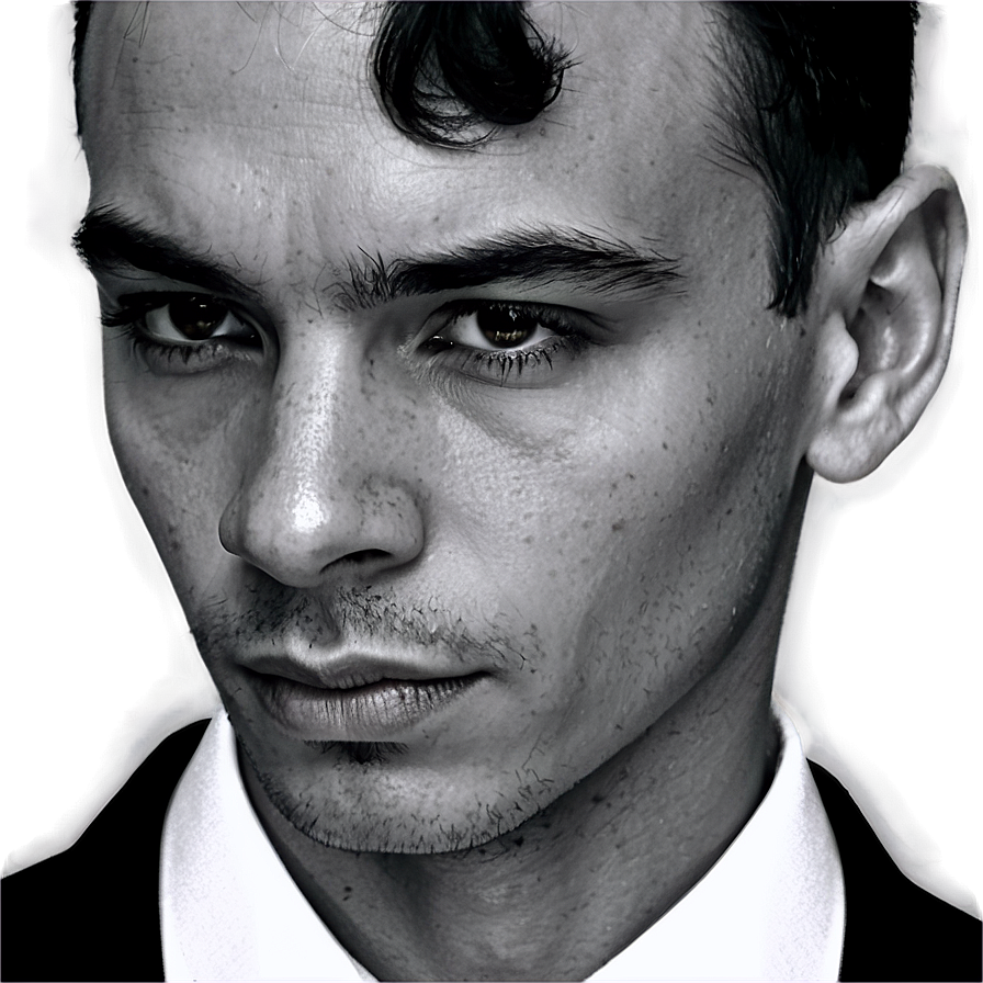 Black And White Headshot Png Tve PNG