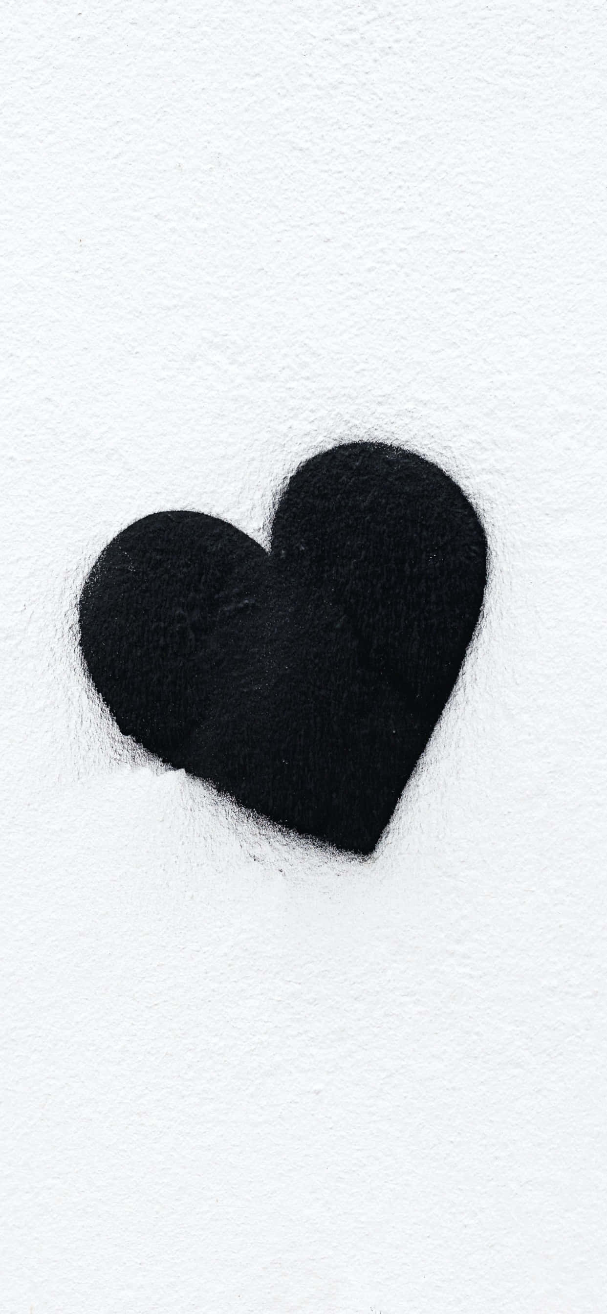 Captivating Black and White Heart Background