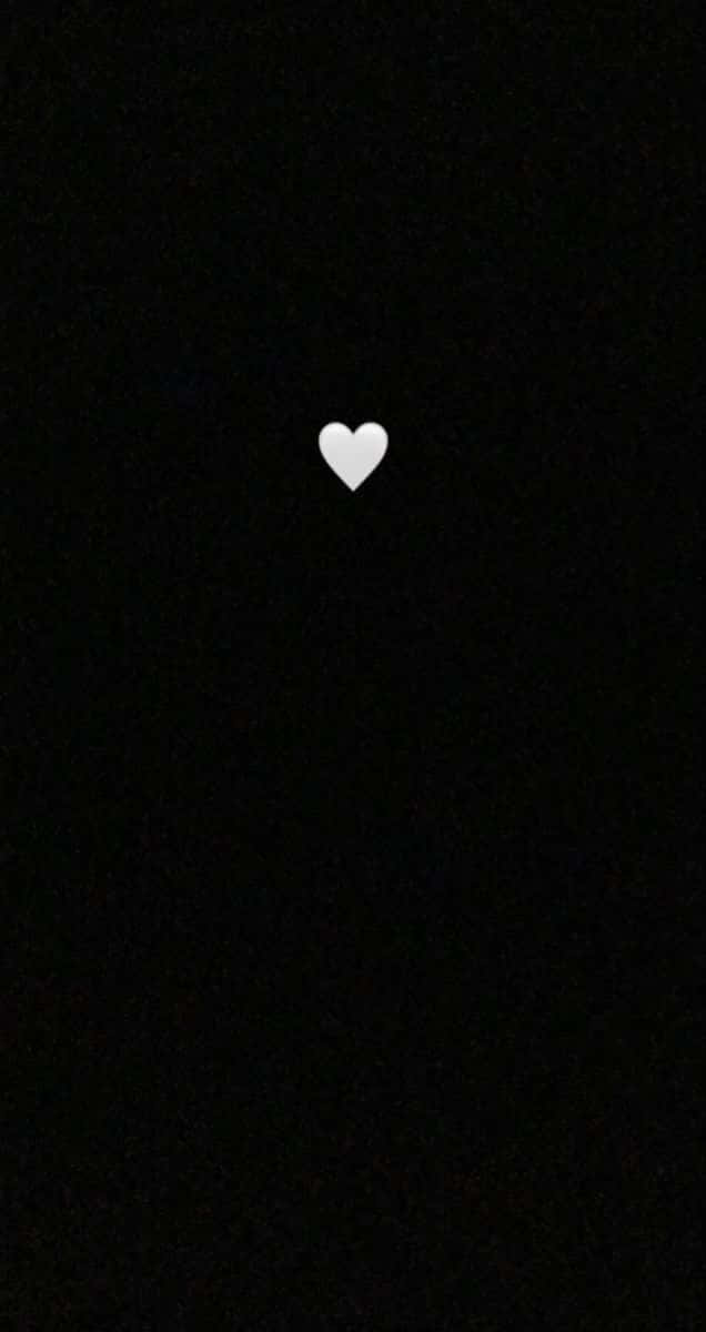 Black and White Heart Background