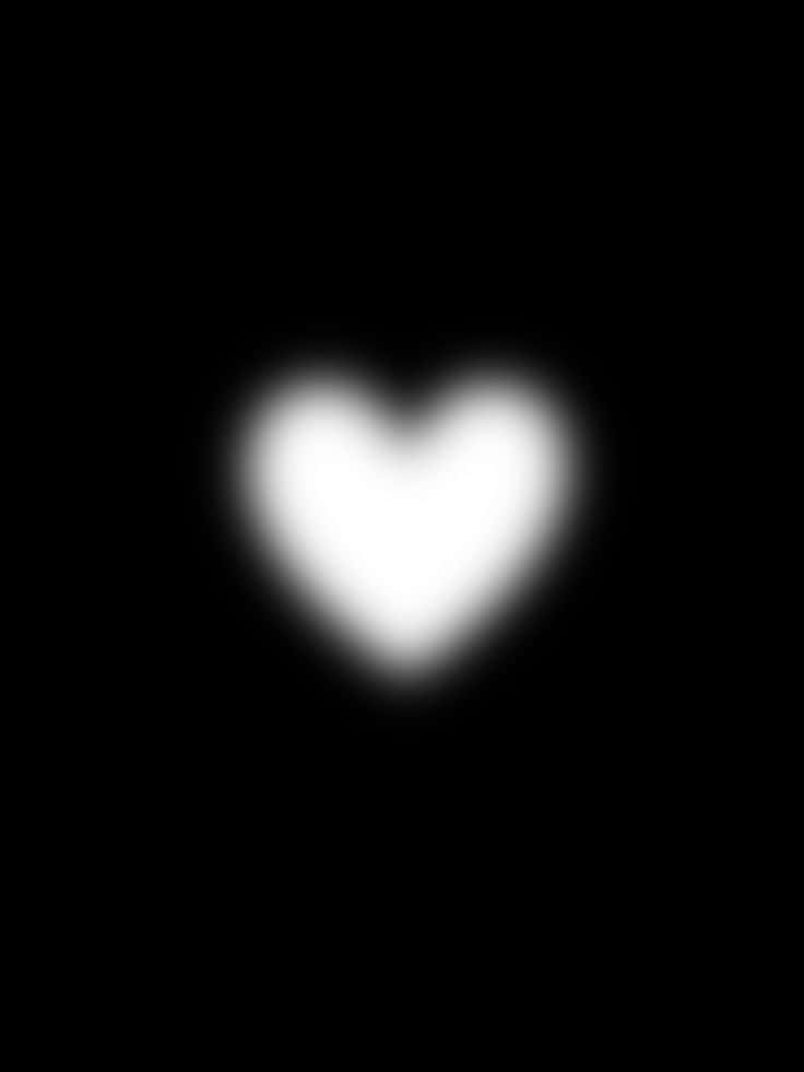 Black and White Heart Background