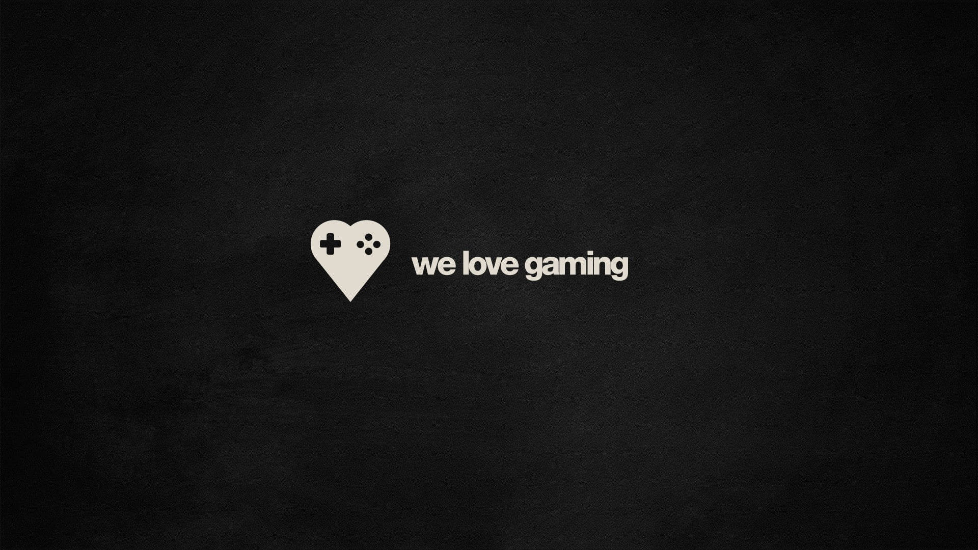 Black And White Heart Gaming Wallpaper