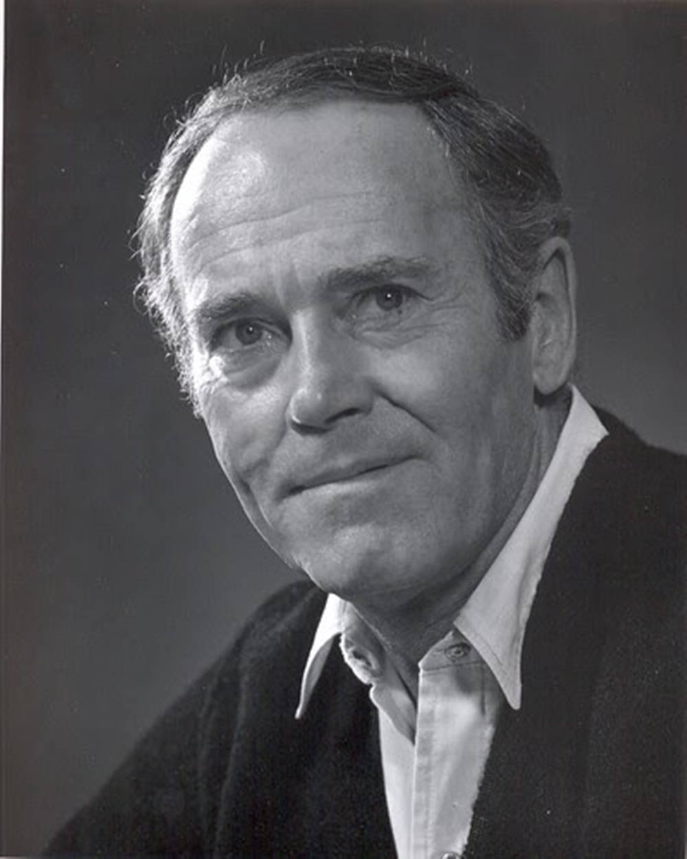 Sort og hvid Hollywood-skuespiller Henry Ford 1960'ernes portræt tapet Wallpaper