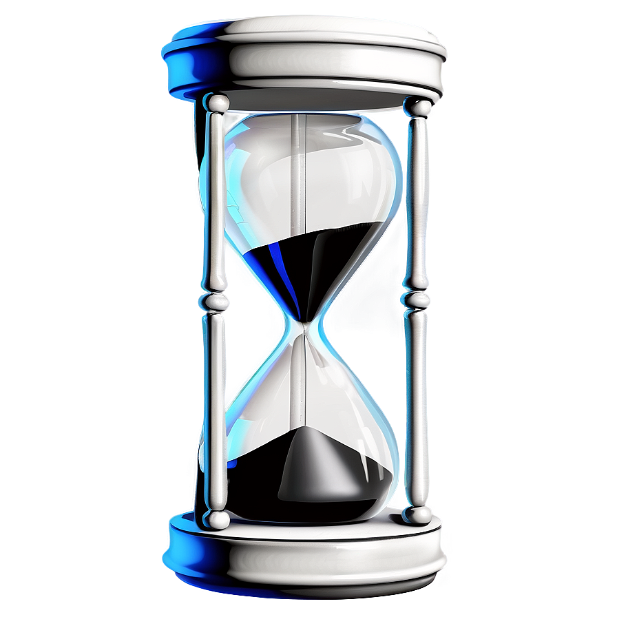 Download Black And White Hourglass Png 23