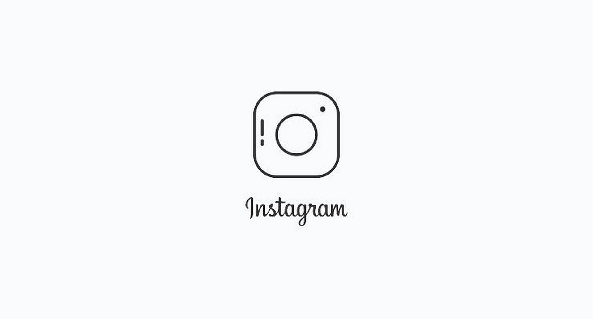 Black And White Instagram Logo Wallpaper