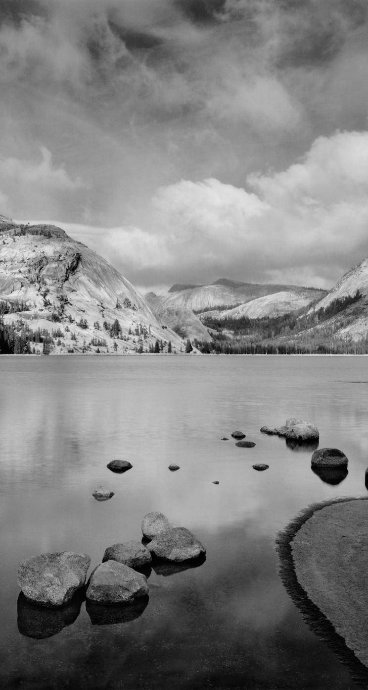 Black And White Iphone Lower Lake Picture