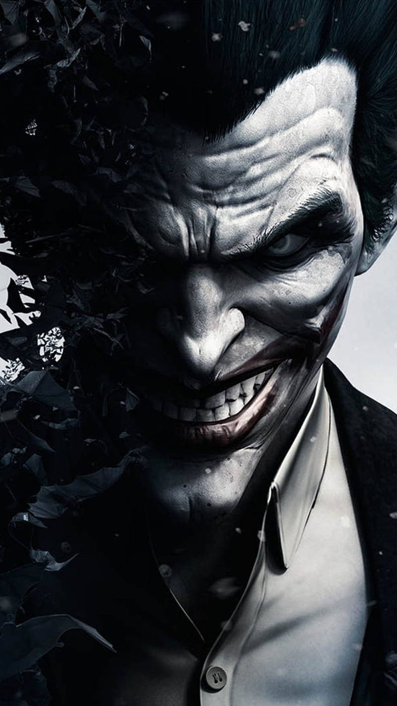 Black And White Joker Comic Book Wallpaper