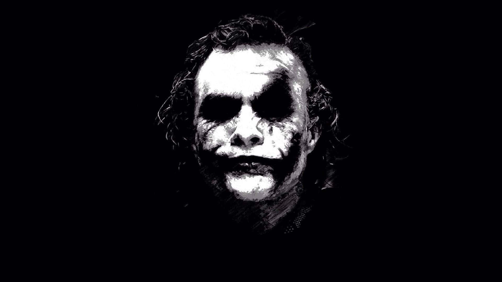 Black And White Joker Pfp Face Wallpaper