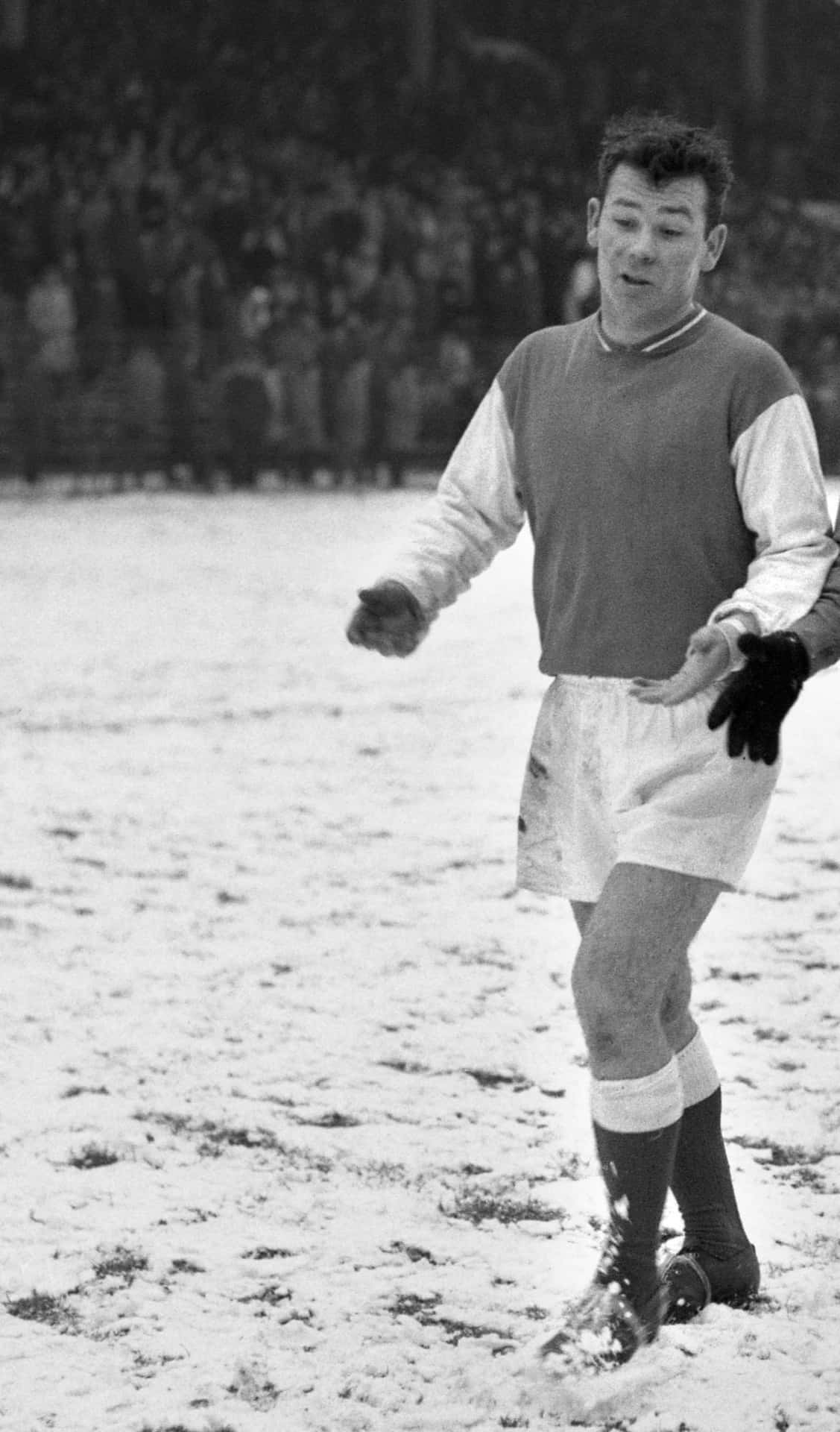 Black And White Just Fontaine 1960 Photograph Wallpaper