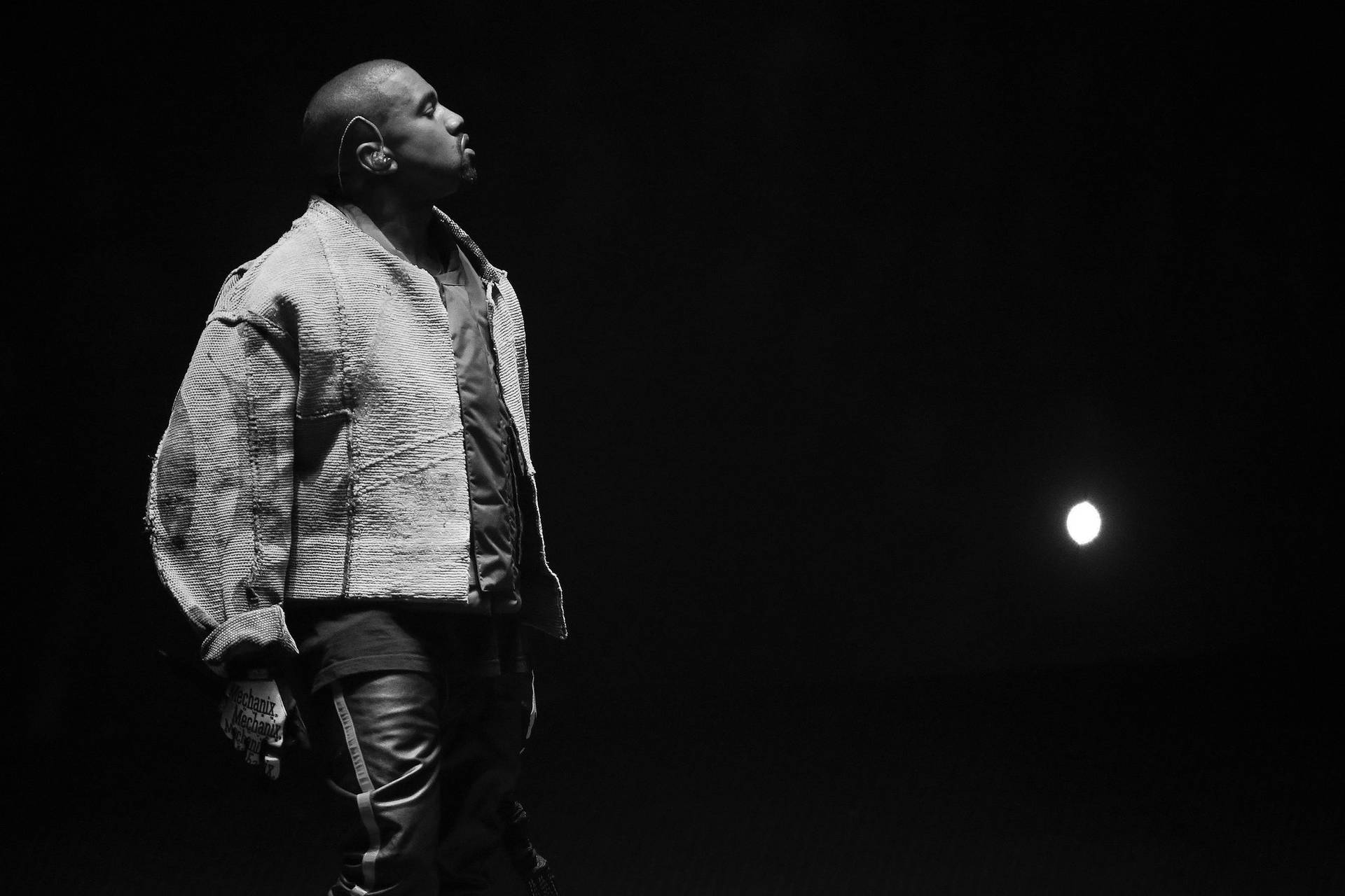 Black And White Kanye West Saint Pablo Picture