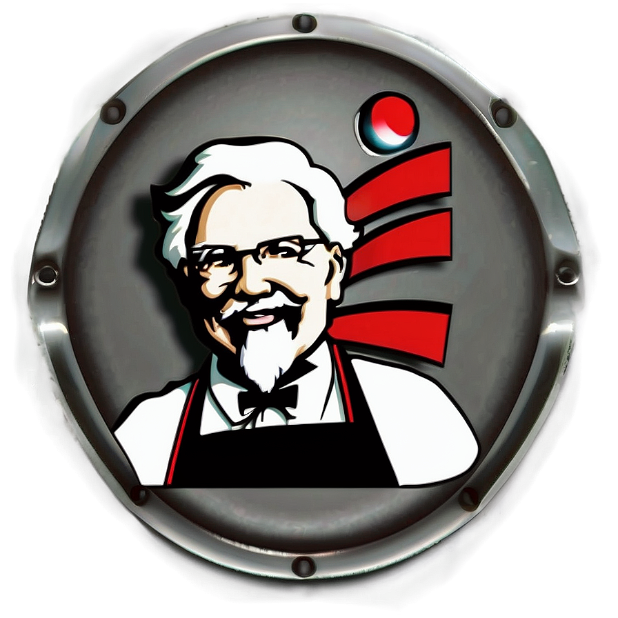 Black And White Kfc Logo Png Hry PNG