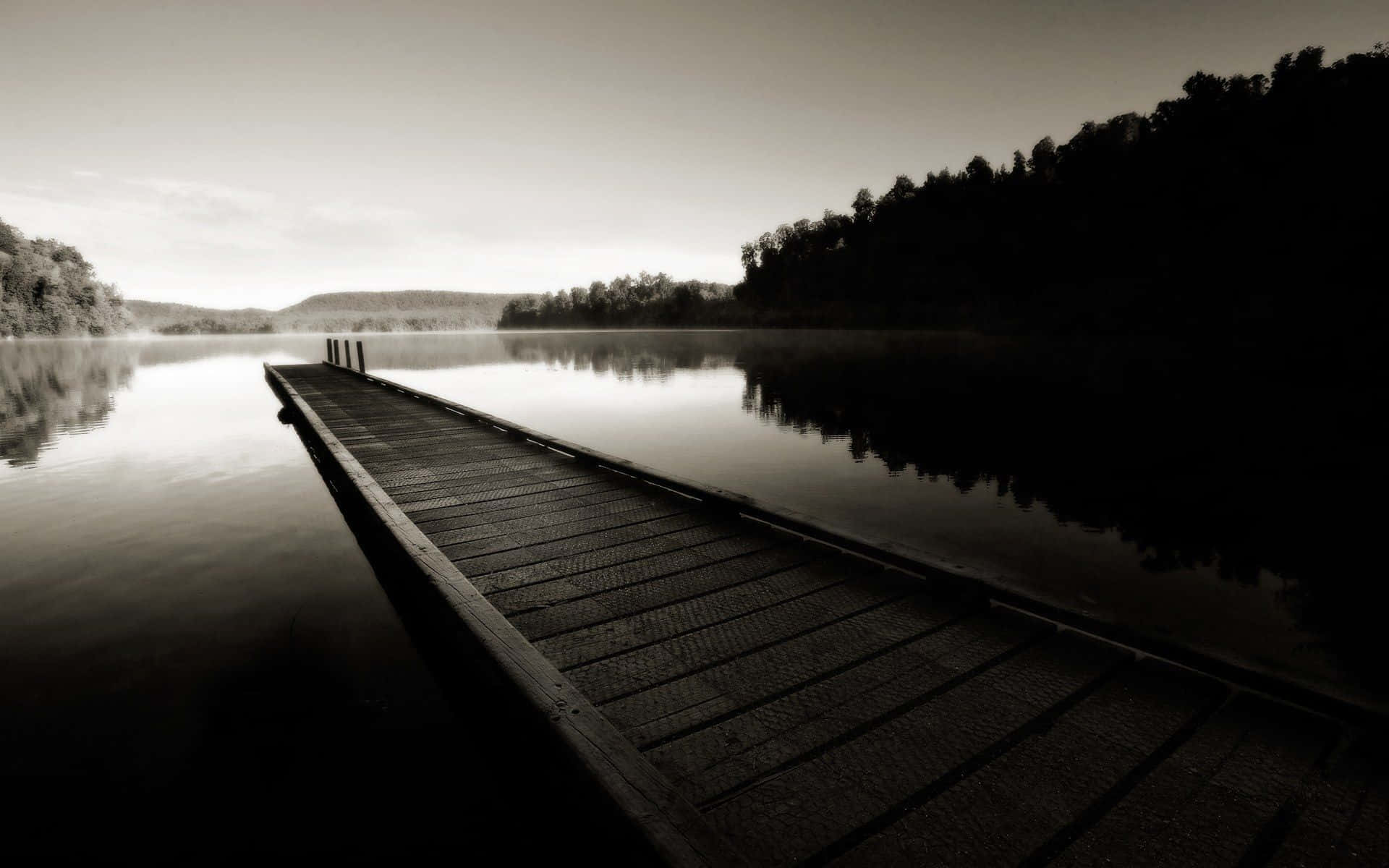 Stunning Monochrome Landscape Photography Wallpaper