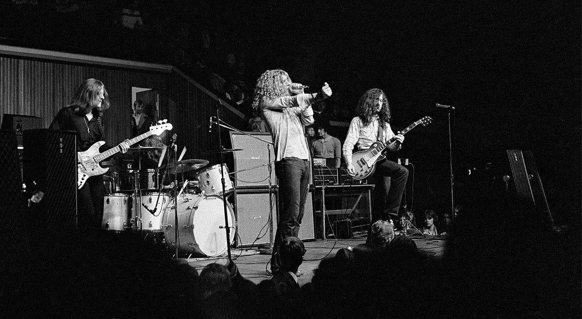 Black And White Led Zeppelin Picture