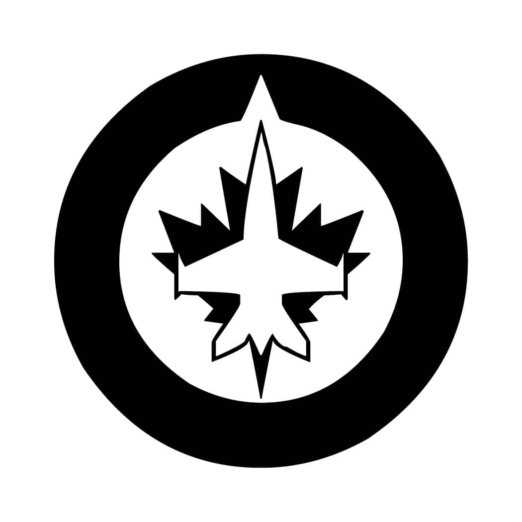 Minimalistic Black and White Logo Design Wallpaper