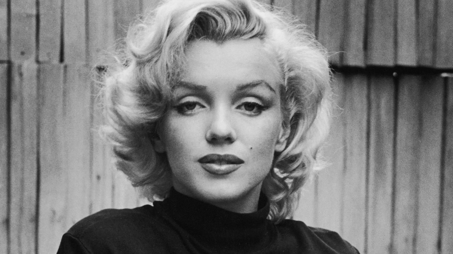 Sort og hvid Marilyn Monroe smuk skuespiller HD tapet. Wallpaper