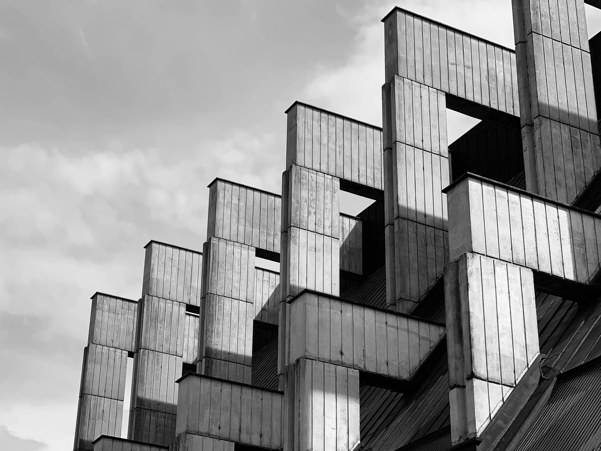 Black And White Modern Architecture In Lithuania