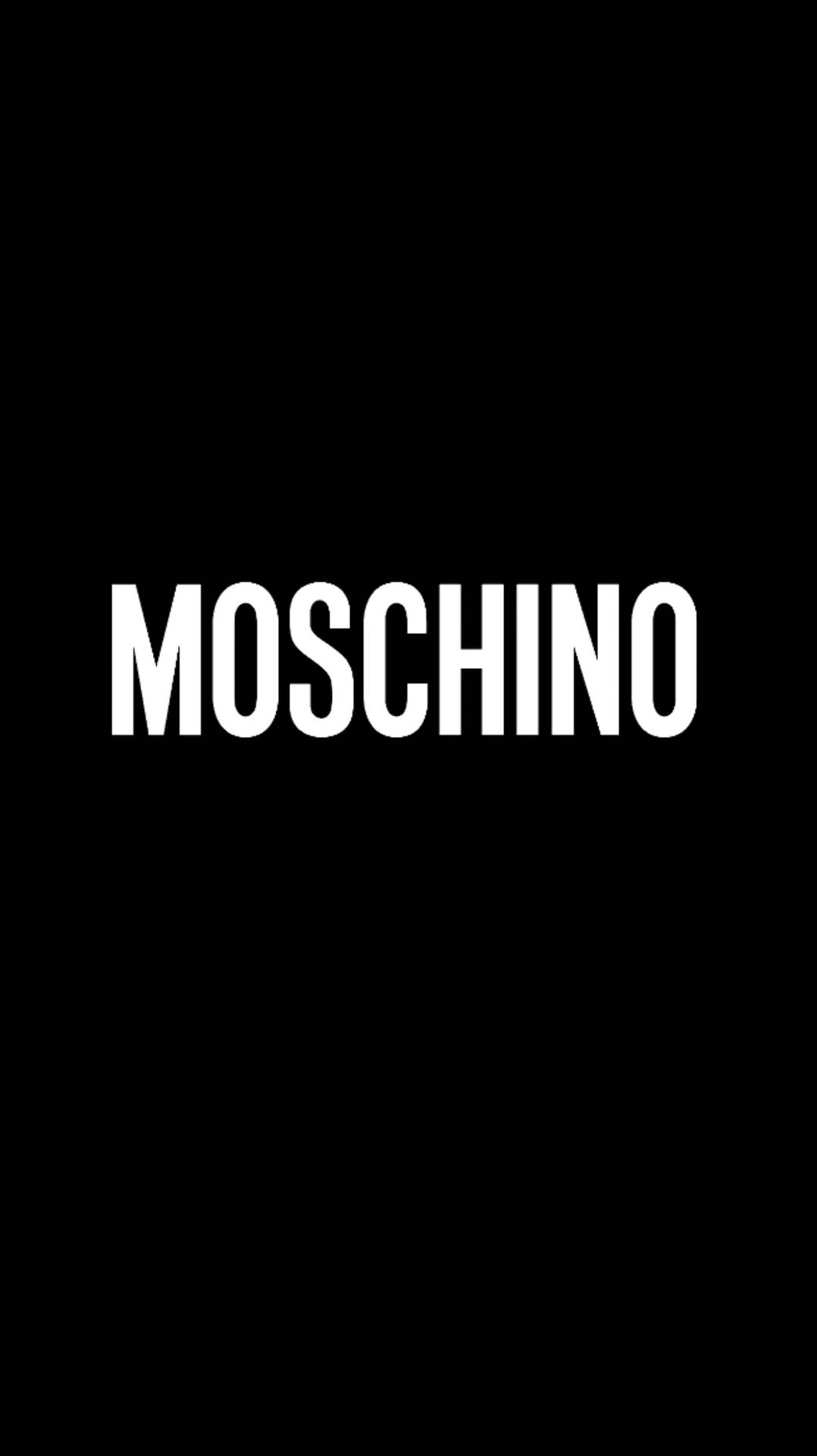 Download Black And White Moschino Wallpaper | Wallpapers.com