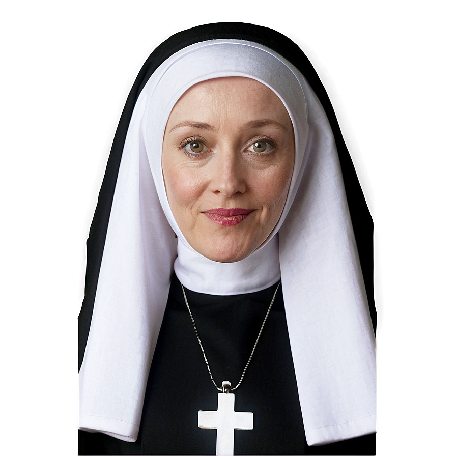 Download Black And White Nun Png 19 