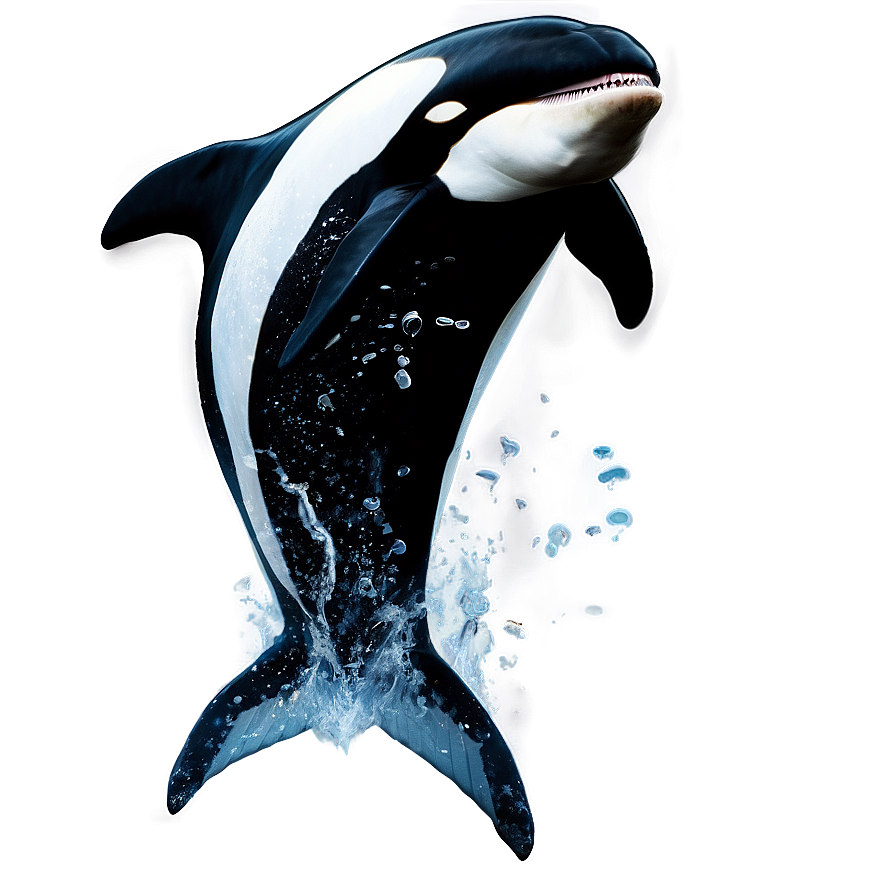 Download Black And White Orca Png Omy | Wallpapers.com