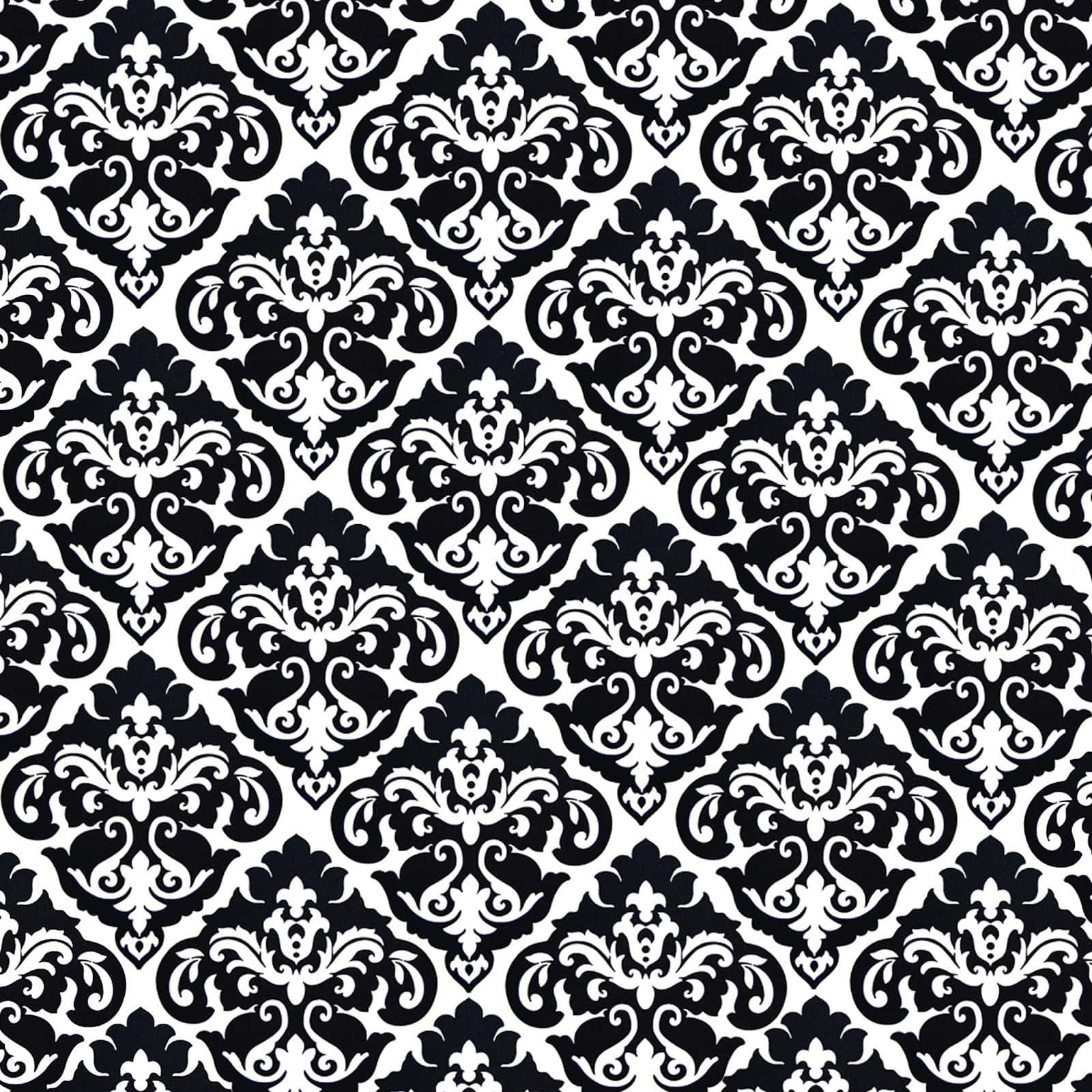 Smukt konstrueret sort og hvidt mønster Wallpaper