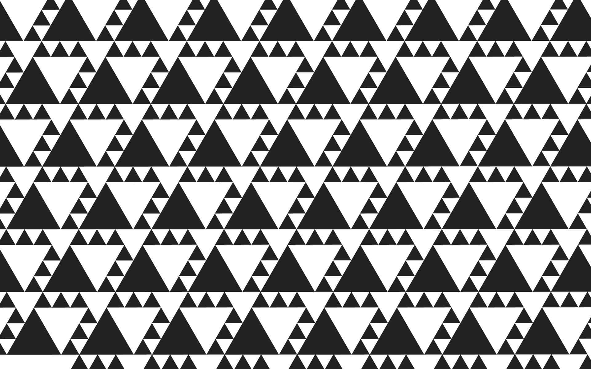 Abstract Black and White Line Pattern Wallpaper