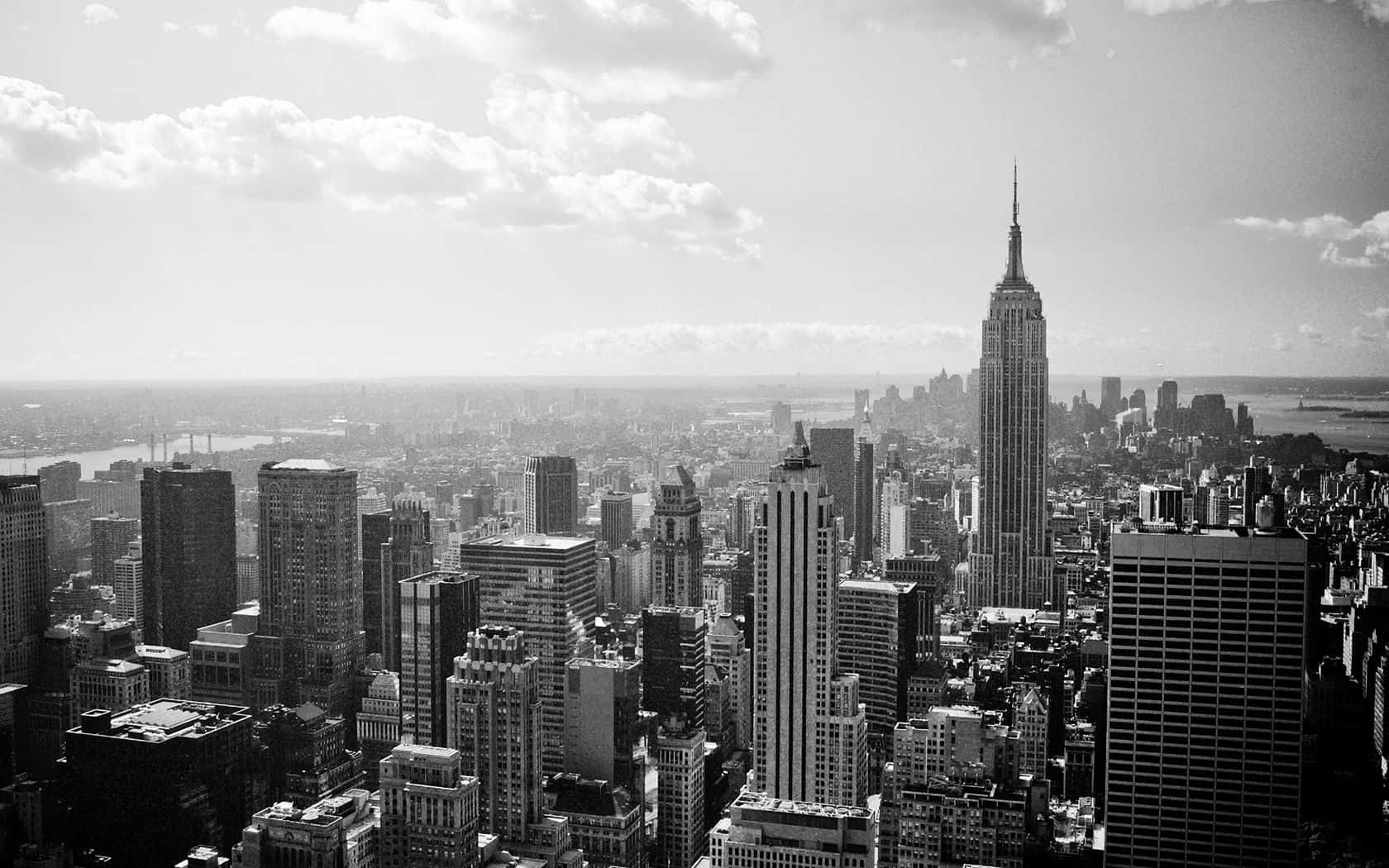 Schwarzweiß Pc Hintergrundbild New York City Wallpaper
