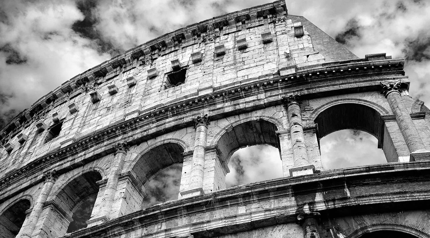 Black And White Photography The Colosseum Wallpaper