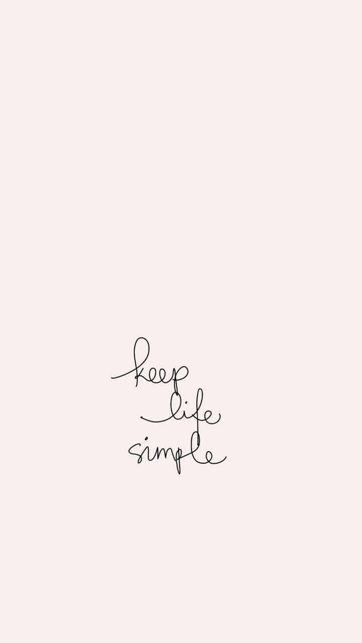 Black And White Quotes Simple Life Wallpaper