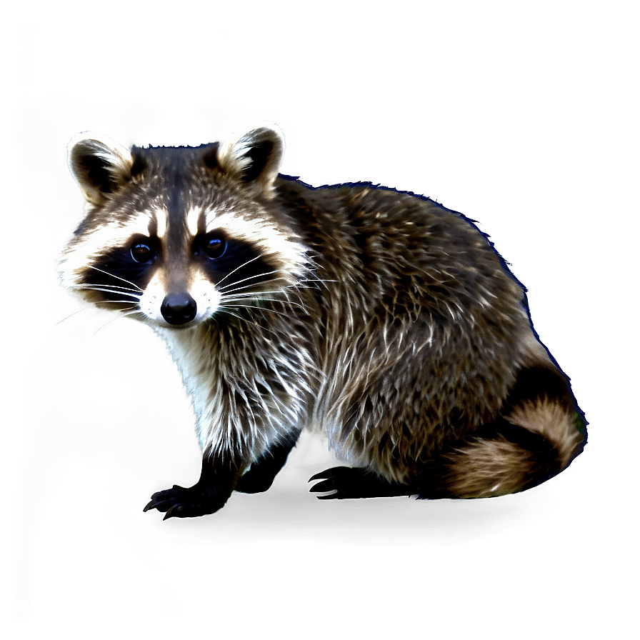 Black And White Raccoon Png Vvm PNG