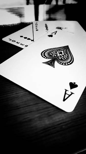 Black And White Rummy Playing Cards Wallpaper