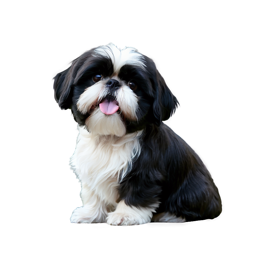 Black And White Shih Tzu Png Slj PNG