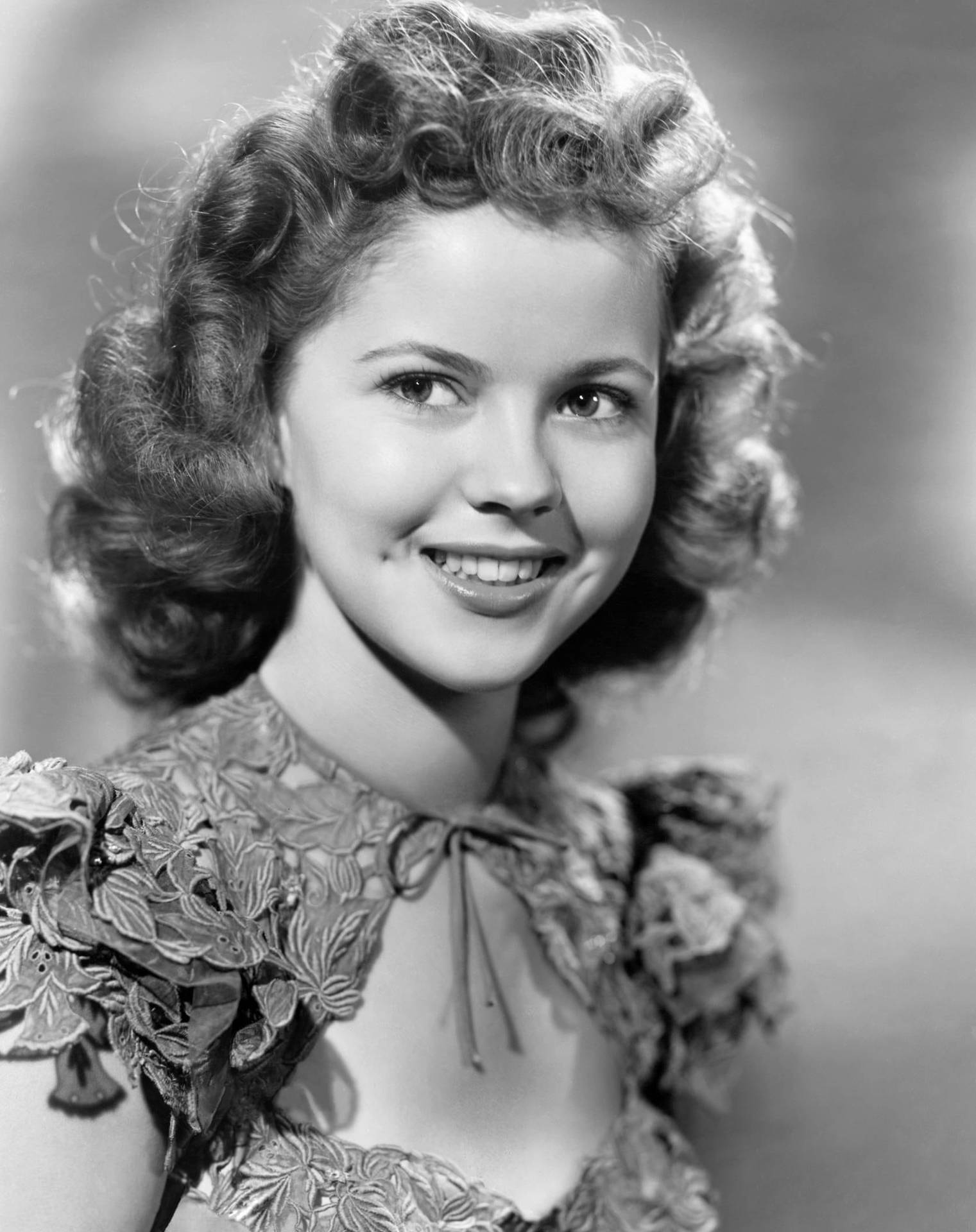 Black And White Shirley Temple Wallpaper