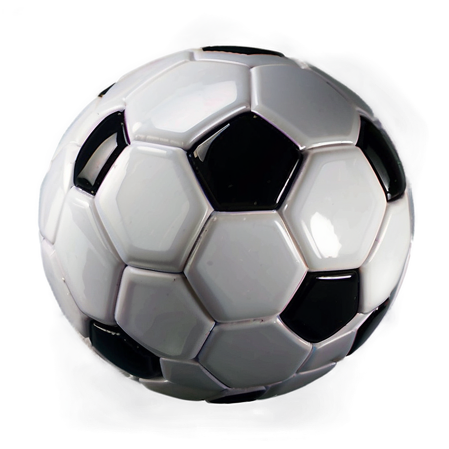 Black And White Soccer Ball Png 04292024 PNG