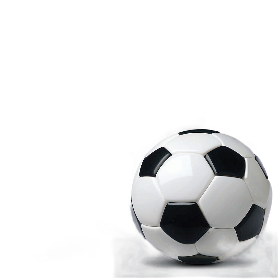 Black And White Soccer Ball Png 04292024 PNG