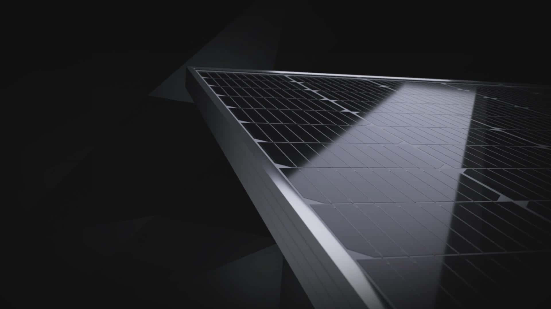 Black And White Solar Panels Picture
