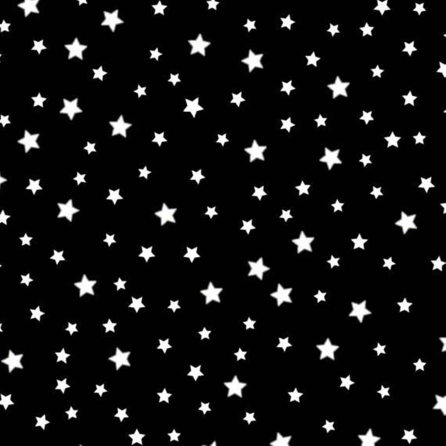 Intriguing Black and White Star Wallpaper Wallpaper