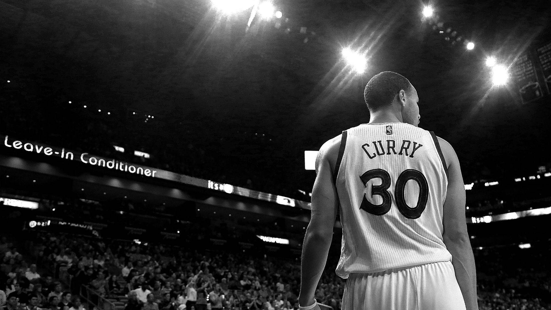 Black And White Stephen Curry Wallpaper