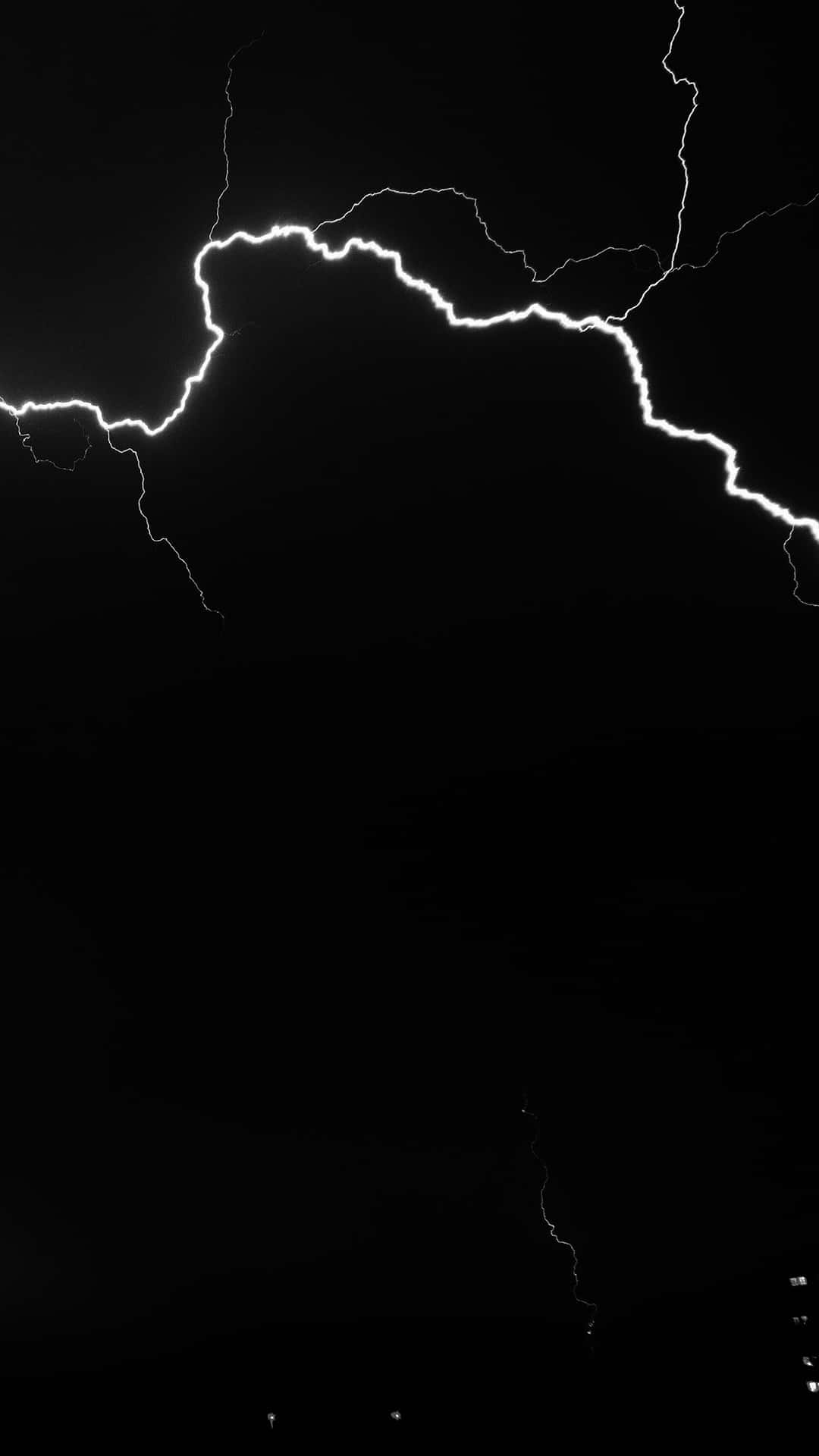 Powerful Black and White Storm Wallpaper