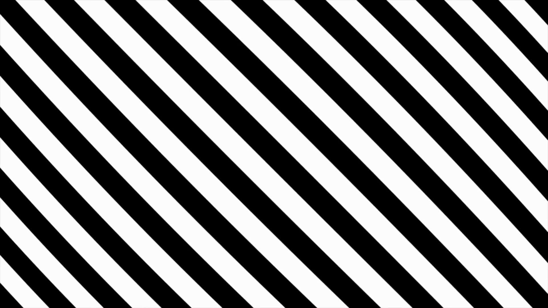 Abstract Black and White Striped Graphic