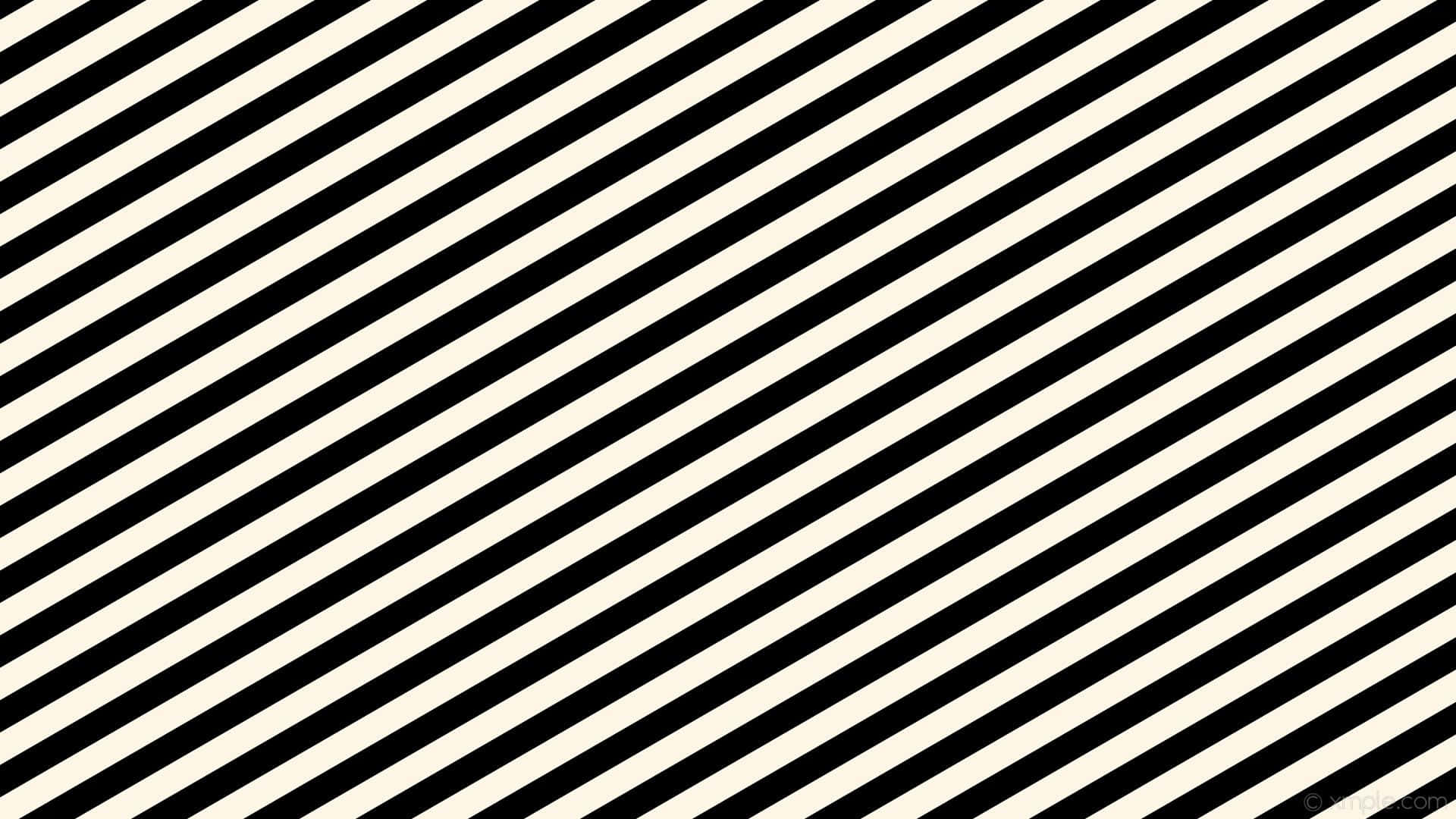A bold black and white striped design for any modern space