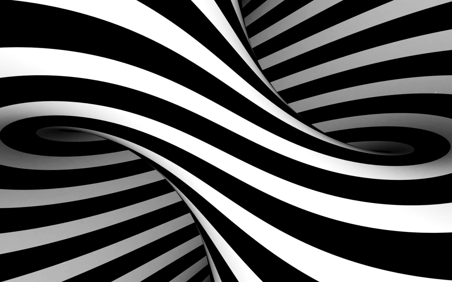 Angular Black&White Striped Pattern
