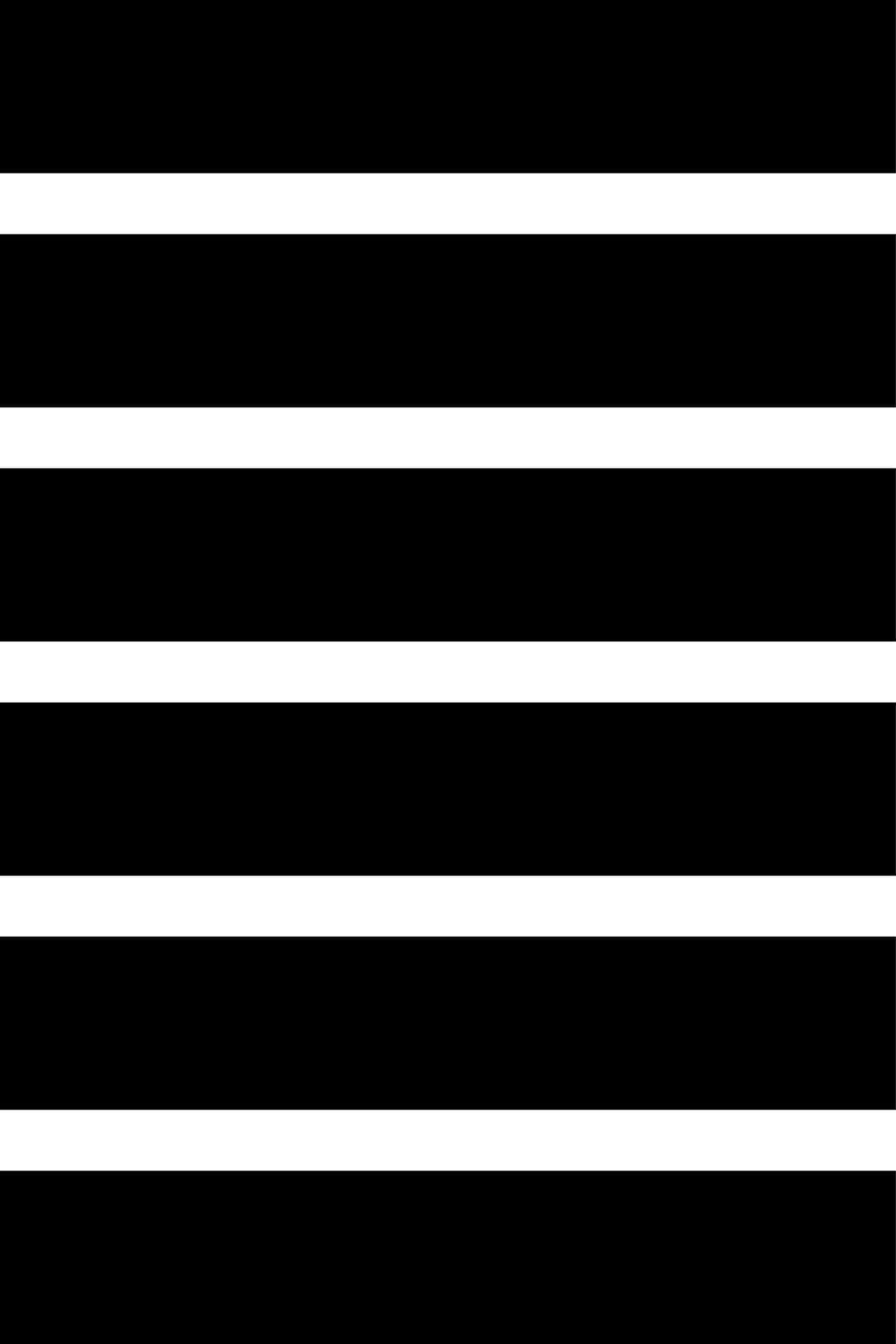 Horizontal Black And White Stripes Wallpaper