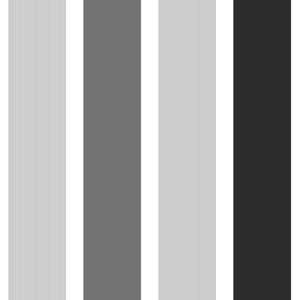 Thick Black And White Stripes Wallpaper
