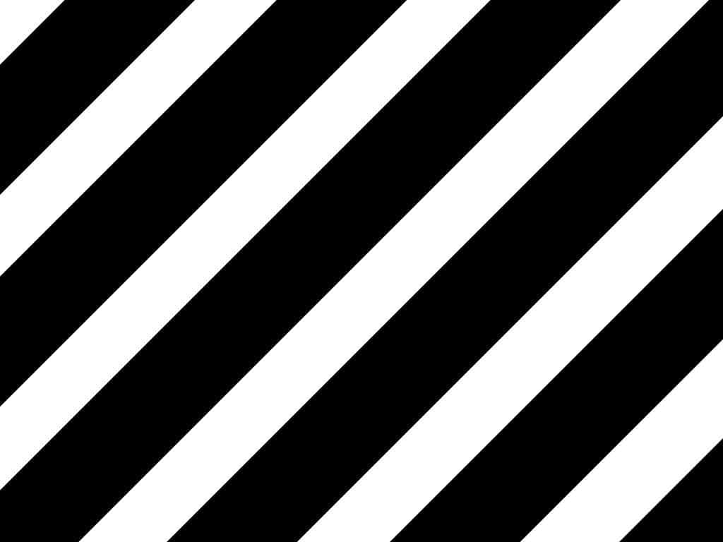 Diagonale sorte og hvide striber Wallpaper