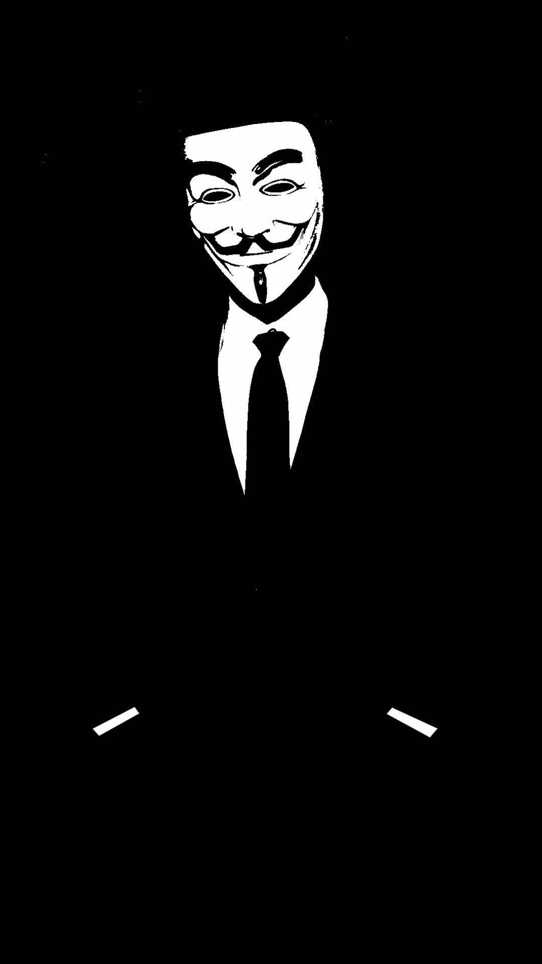 Black And White Suit Anonymous