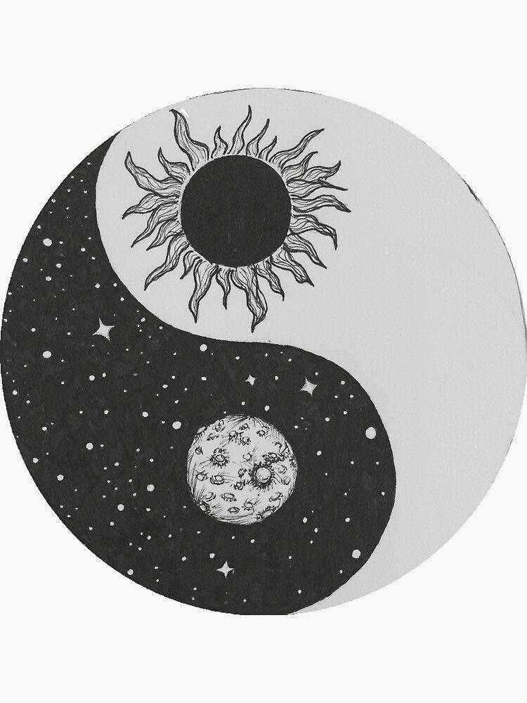 Black And White Sun And Moon
